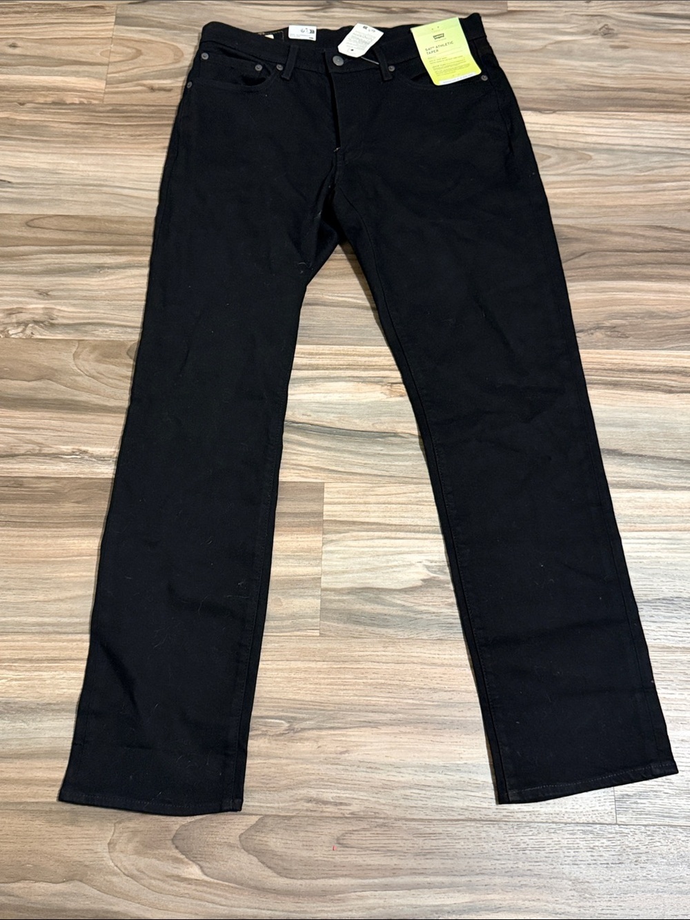 Levi's 541 Athletic Taper Jeans Black Stretch Men's Sz. 32x34 NWT